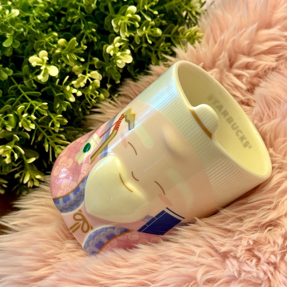 NEW STARBUCKS‎ COLLECTIBLE CULTURAL COLLECTION MUG CERAMIC PINK EXCLUSIVE CUP
